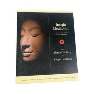 Insight Meditation Kit -Joseph Goldstein Sharon Salzberg 2001 -Book -Cds -Cards
